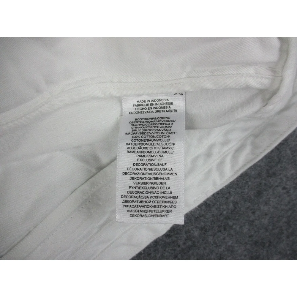Polo Ralph Lauren Shorts Mens 38 White Canvas Cargo Pockets Chino Classic 10